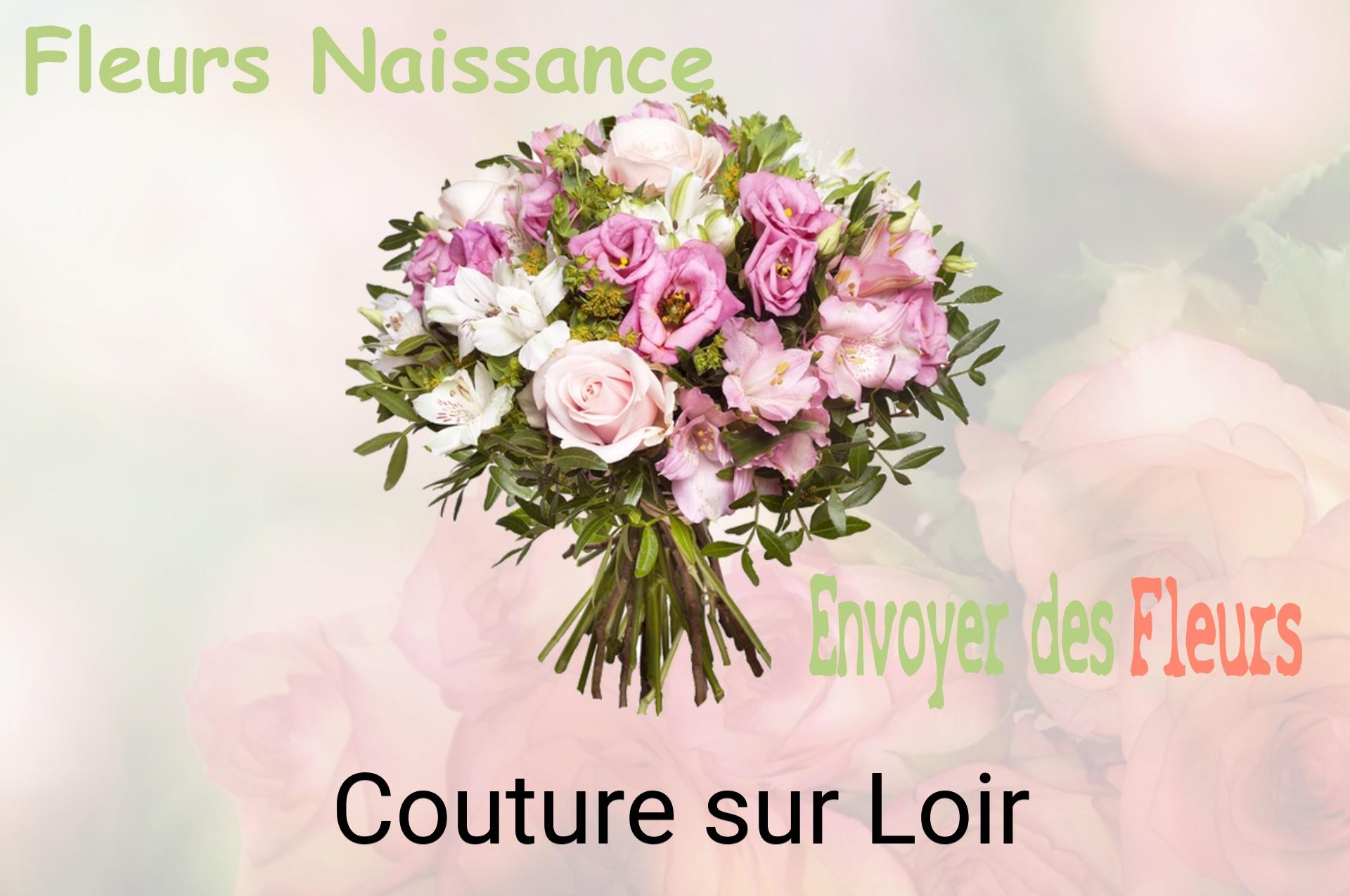 Bouquet de fleurs de naissance livré à Couture-sur-Loir